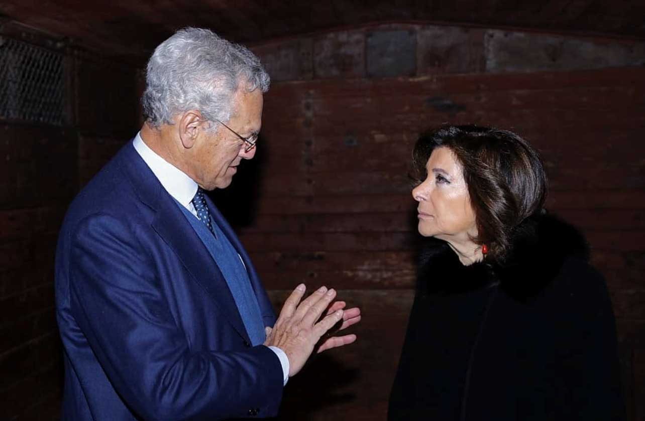 La Presidente del Senato, Maria Elisabetta Casellati con Roberto Jarach