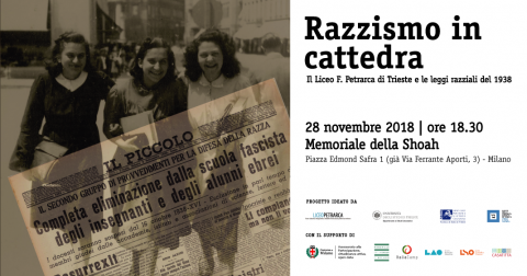 Evento Razzismo in Cattedra Mostra 2018