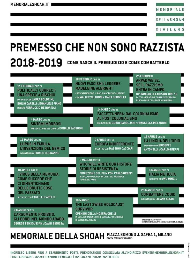 Premesso che non sono razzista - Eventi 2019